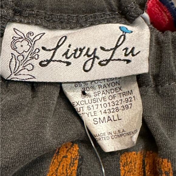 OSU Oklahoma State University Off Shoulder Gray Top by Livy Lu Womens Small - Picture 3 of 9